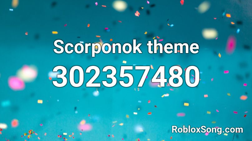 Scorponok theme Roblox ID