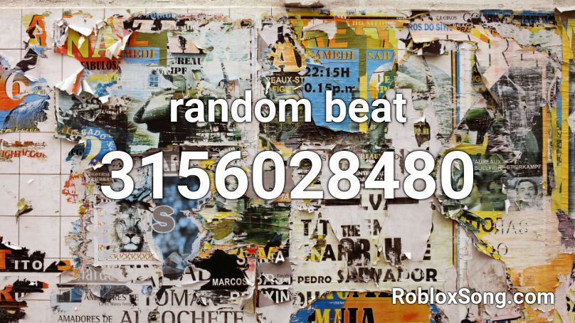 random beat Roblox ID