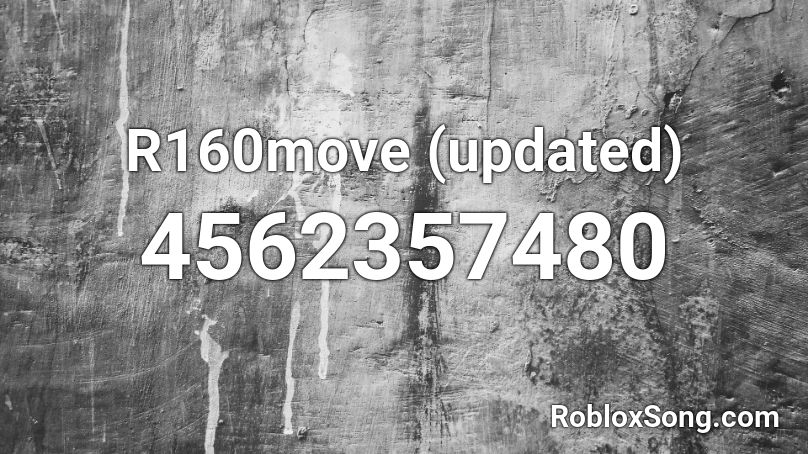 R160move (updated) Roblox ID