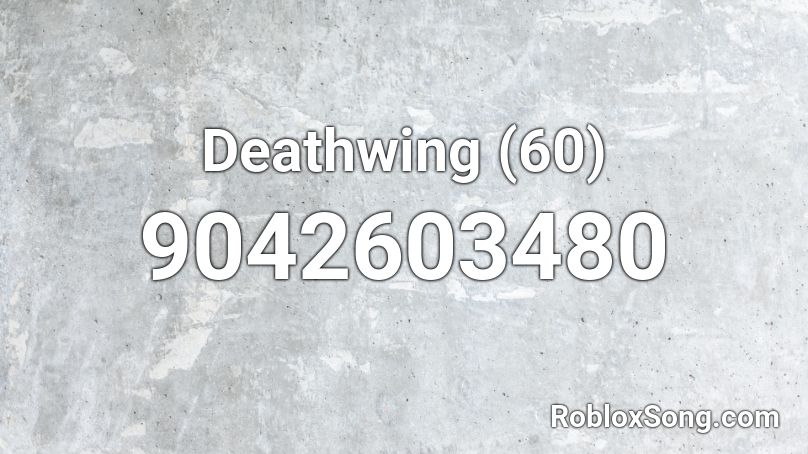 Deathwing (60) Roblox ID