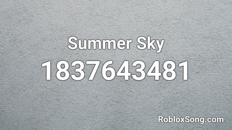 Summer Sky Roblox ID