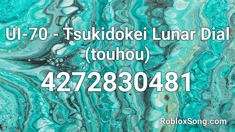 UI-70 - Tsukidokei Lunar Dial (touhou) Roblox ID