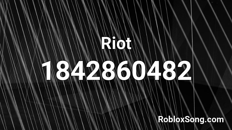 Riot Roblox ID