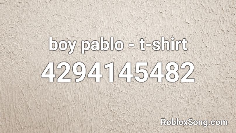 T-shirt Roblox ID - Roblox music codes