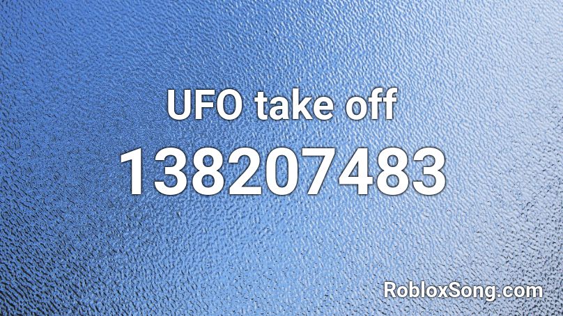 UFO take off Roblox ID