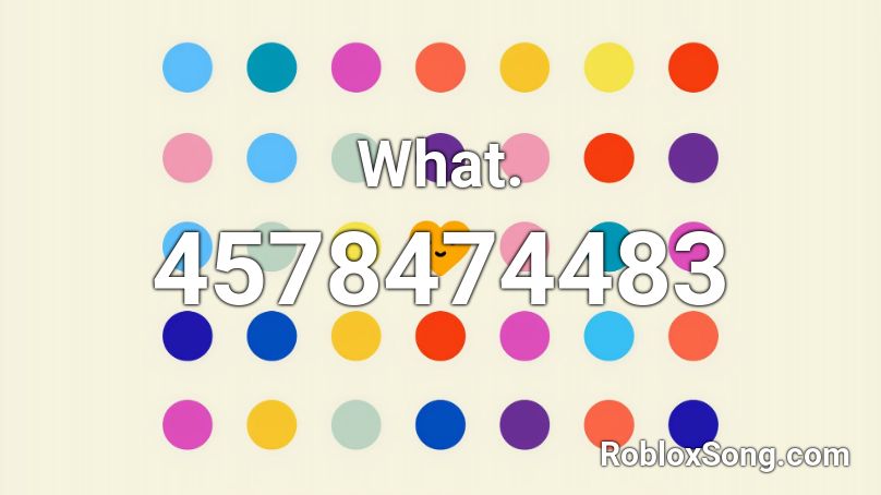 What. Roblox ID