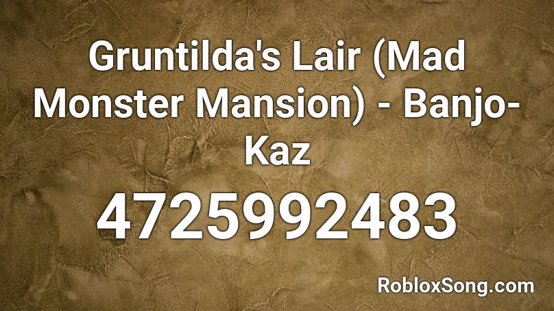 Gruntilda's Lair (Mad Monster Mansion) - Banjo-Kaz Roblox ID