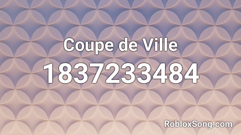 Coupe de Ville Roblox ID