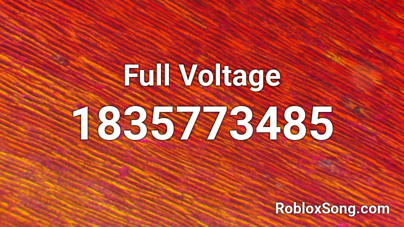 Full Voltage Roblox ID