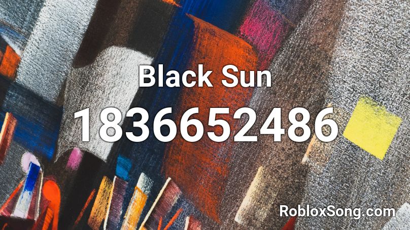 Black Sun Roblox ID