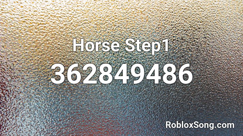 Horse Step1 Roblox ID