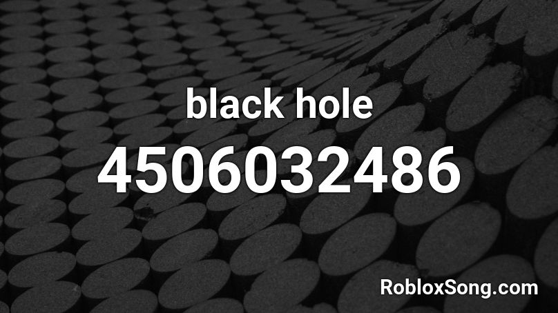 black hole Roblox ID