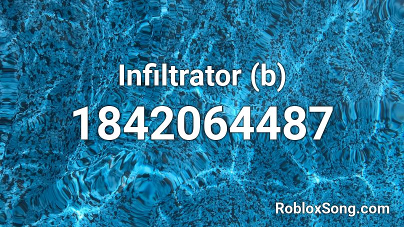 Infiltrator (b) Roblox ID