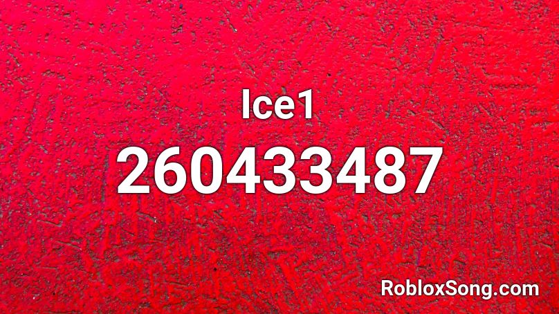 Ice1 Roblox ID