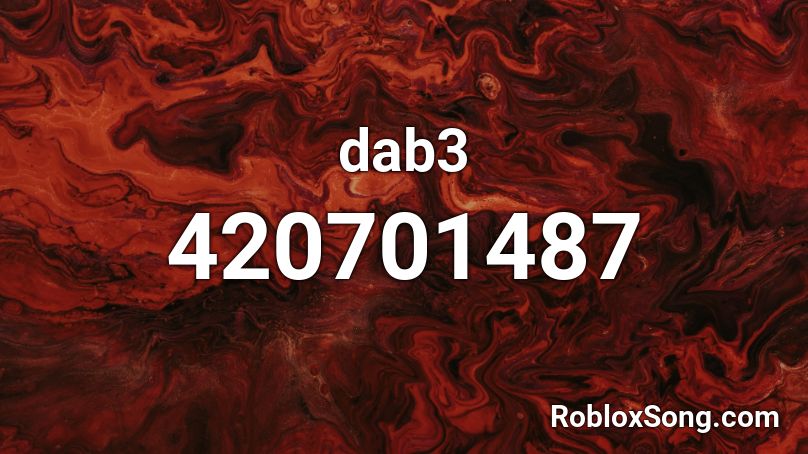 dab3 Roblox ID