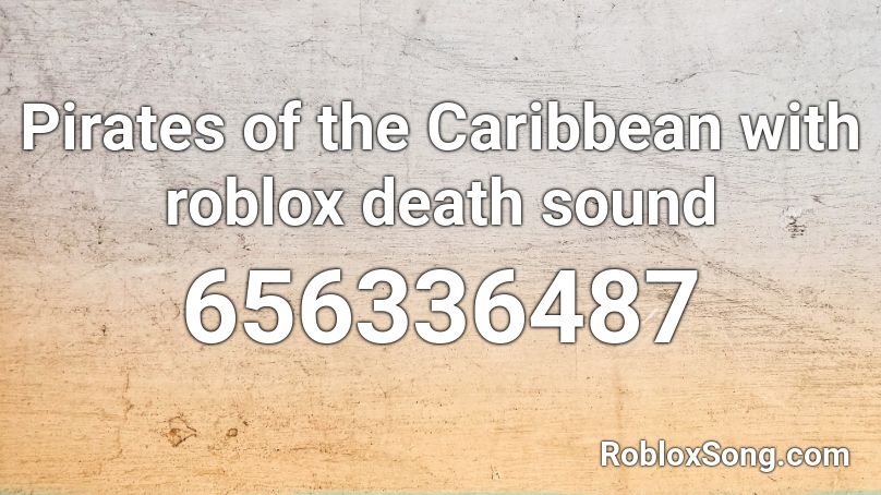 roblox pirates of the caribbean music code