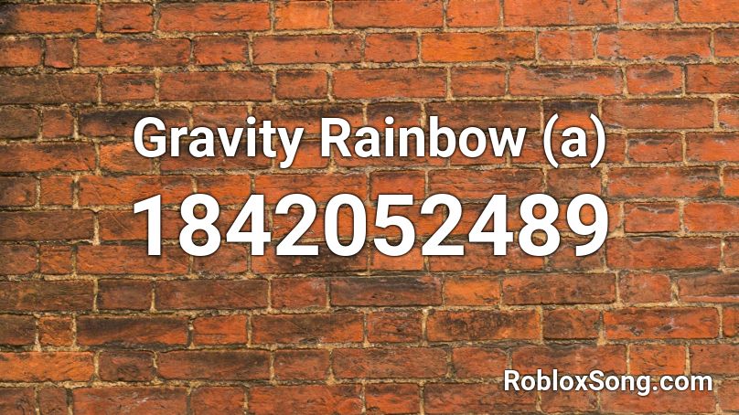 Gravity Rainbow (a) Roblox ID