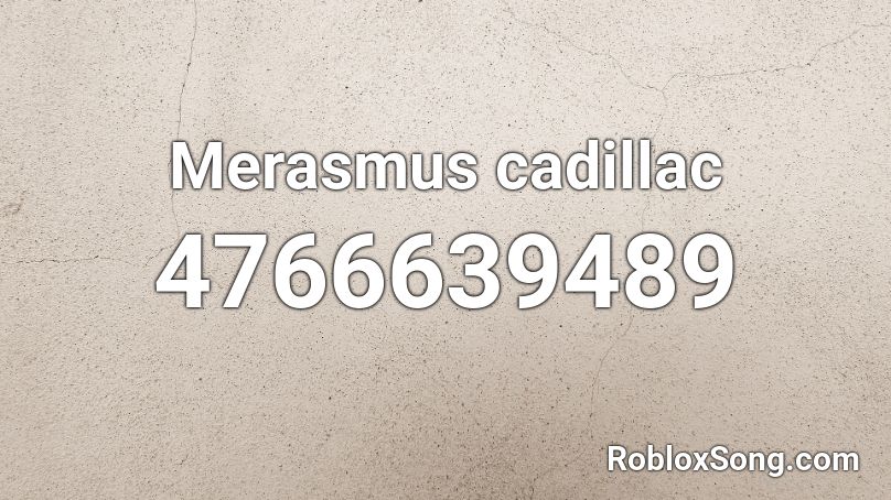 Merasmus cadillac Roblox ID