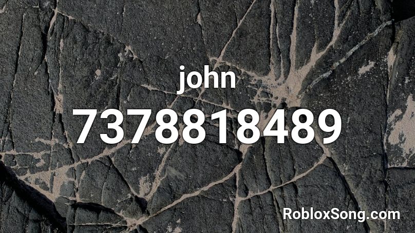 john Roblox ID