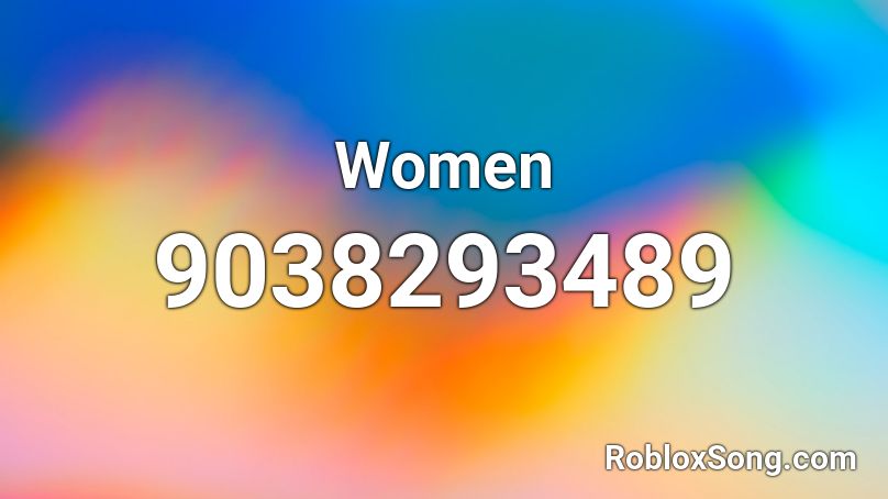 Women Roblox ID