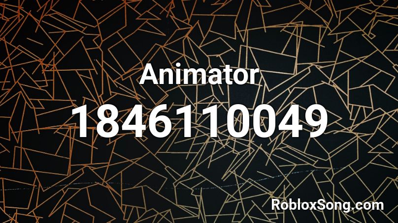 Animator Roblox ID