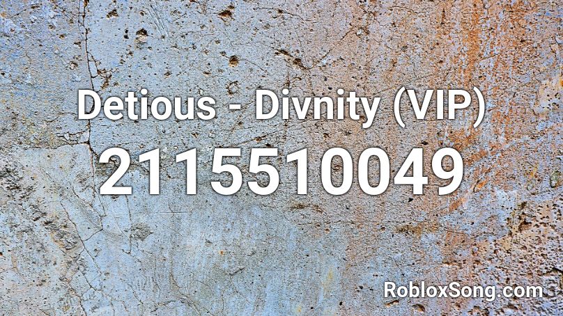 Detious - Divnity (VIP) Roblox ID