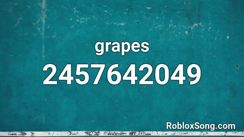 Grapes Roblox ID