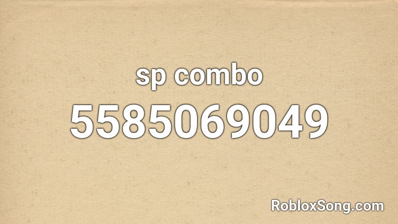 sp combo Roblox ID