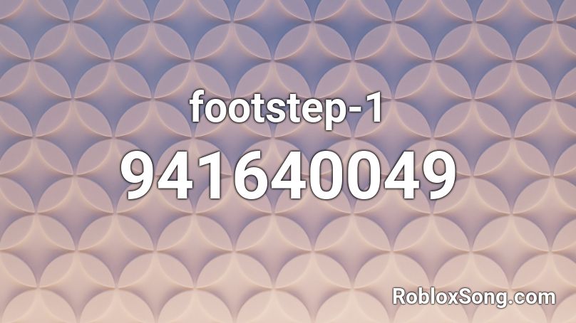 footstep-1 Roblox ID
