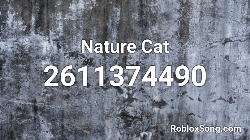 Nature Cat Roblox ID