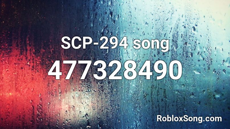 SCP-294 song Roblox ID