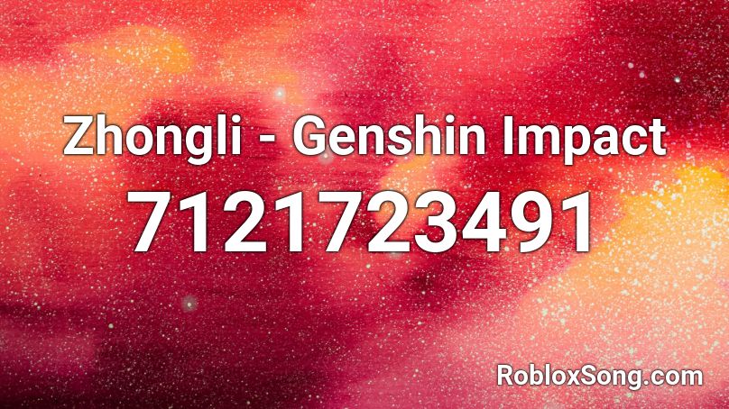Zhongli - Genshin Impact Roblox ID