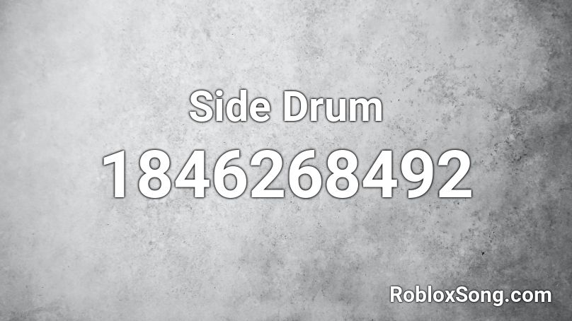 Side Drum Roblox ID