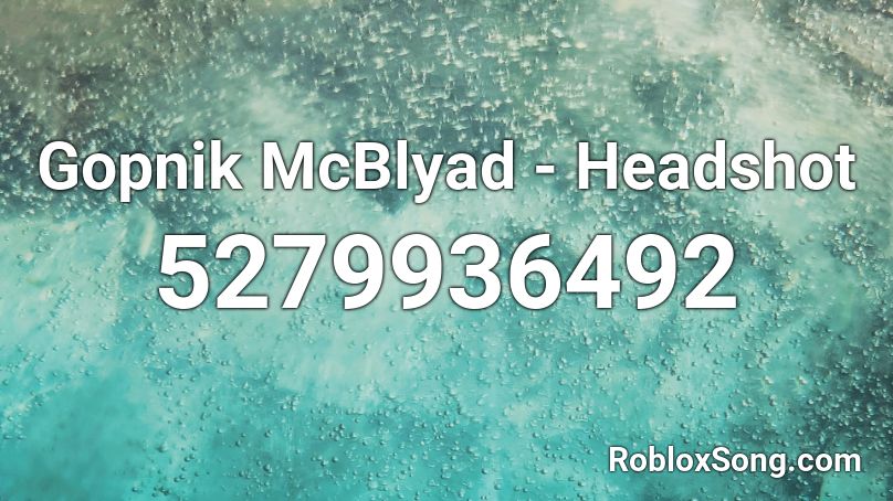 Gopnik McBlyad - Headshot Roblox ID