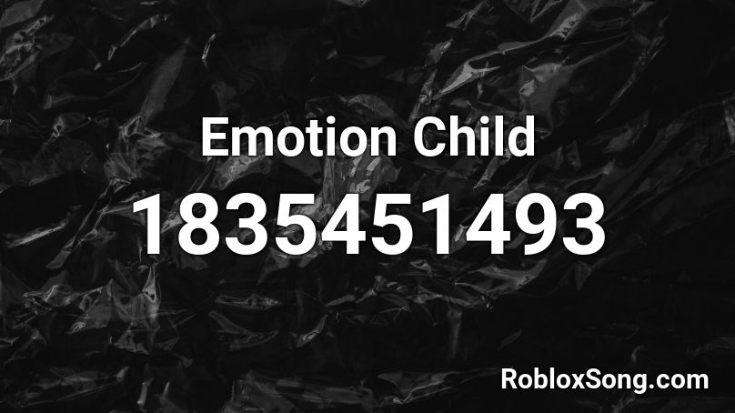 Emotion Child Roblox ID