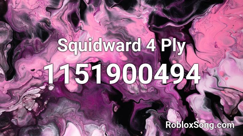 Squidward 4 Ply Roblox ID