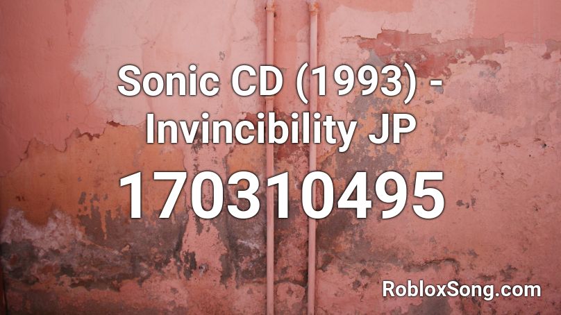 Sonic CD (1993) - Invincibility JP Roblox ID
