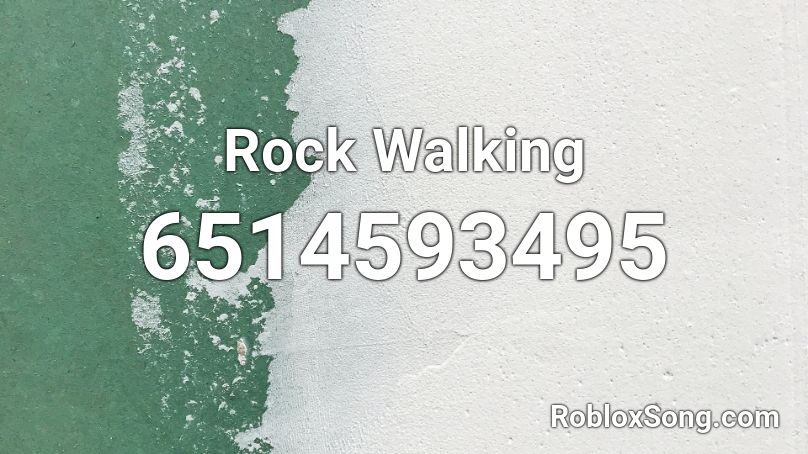 Rock Walking Roblox ID