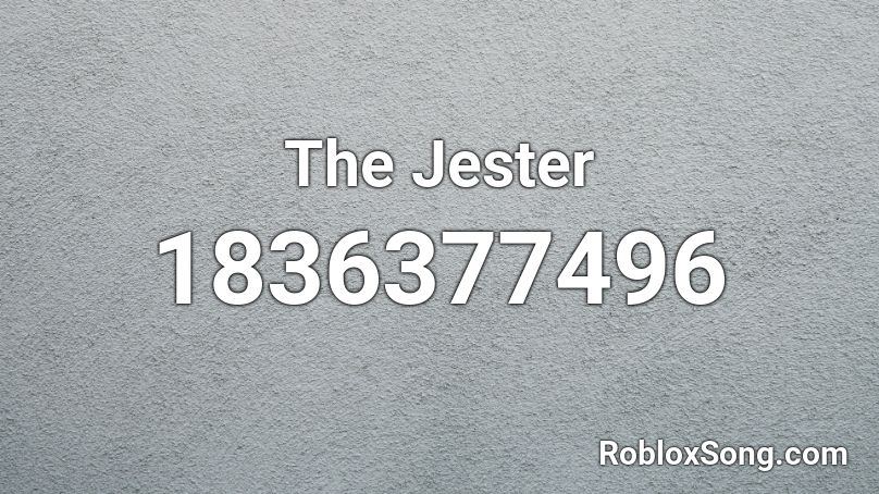 The Jester Roblox ID