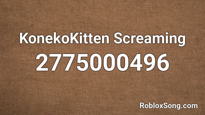 Konekokitten Roblox - call me carson roblox id