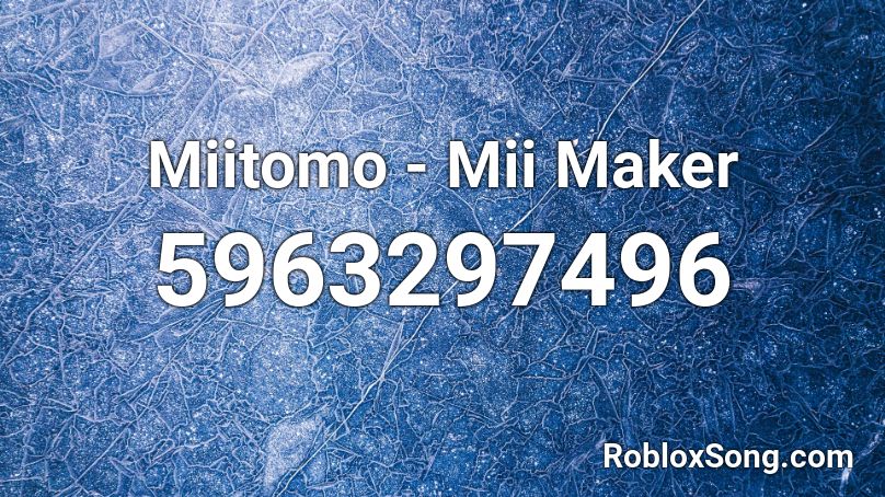 Miitomo - Mii Maker Roblox ID