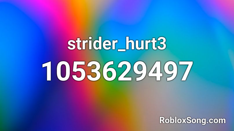 strider_hurt3 Roblox ID