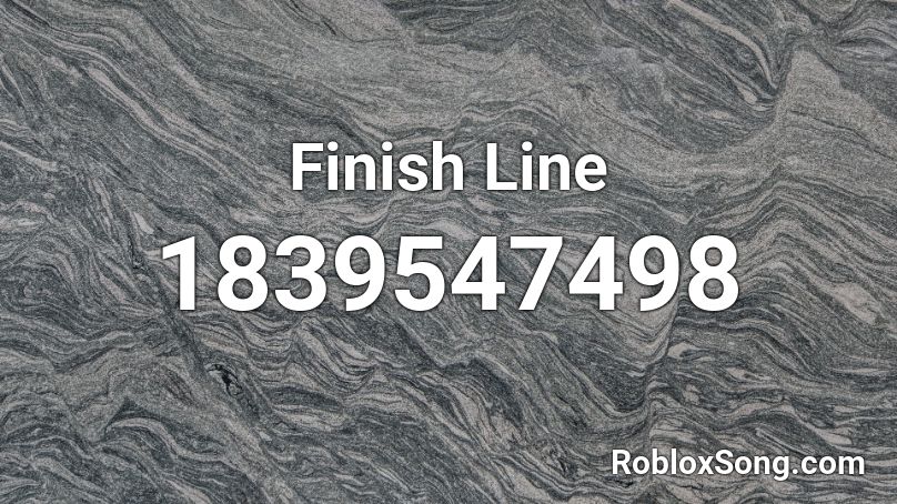 Finish Line Roblox ID