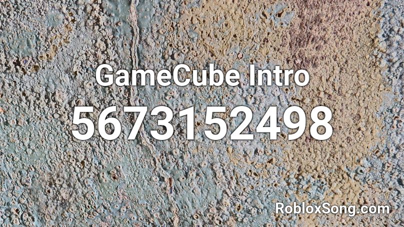 GameCube Intro Roblox ID