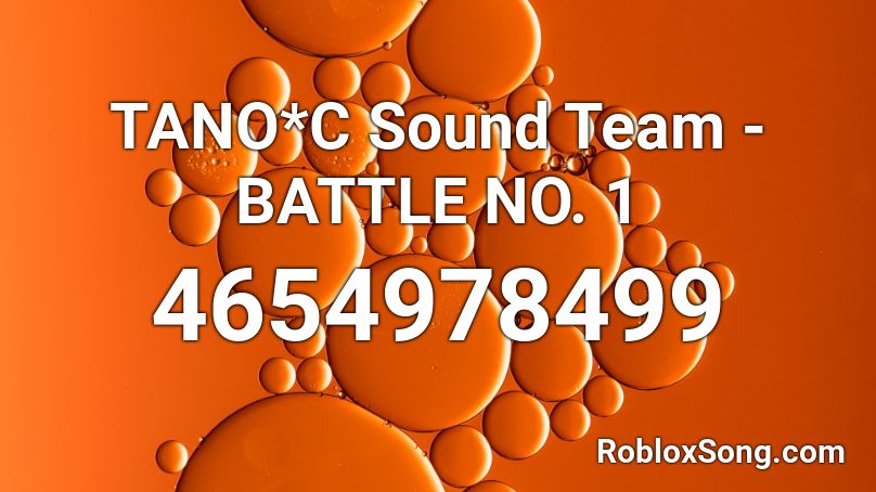 Tano C Sound Team Battle No 1 Roblox Id Roblox Music Codes - no sound roblox