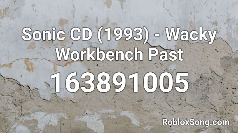 Sonic CD (1993) - Wacky Workbench Past Roblox ID