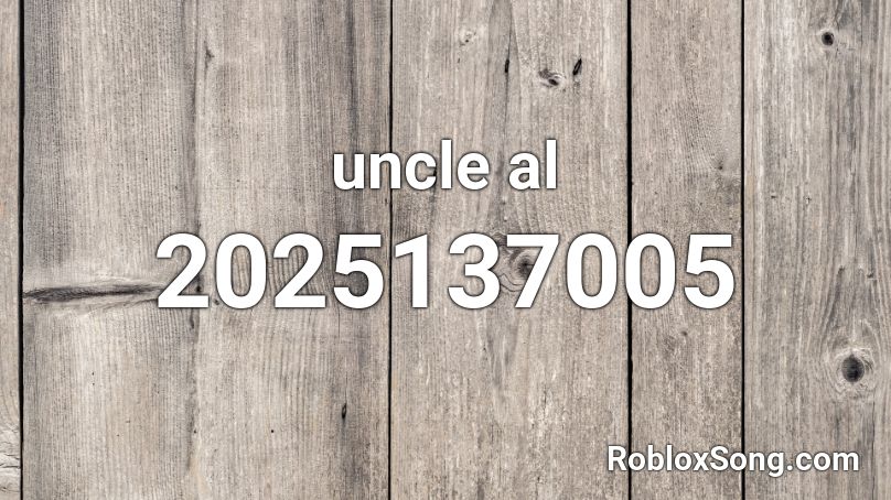 uncle al Roblox ID