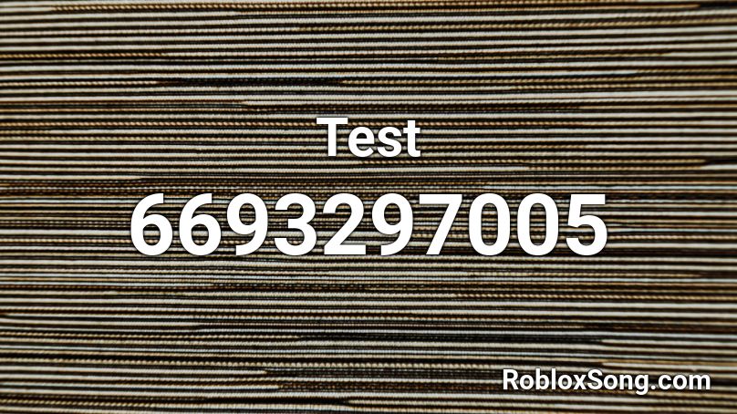 Test Roblox ID