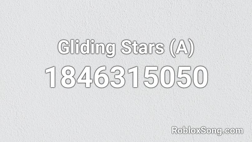Gliding Stars (A) Roblox ID