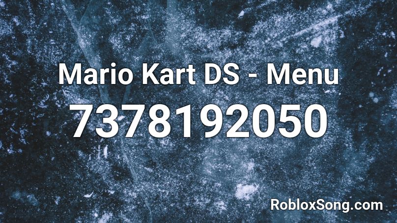 Mario Kart DS - Menu Roblox ID